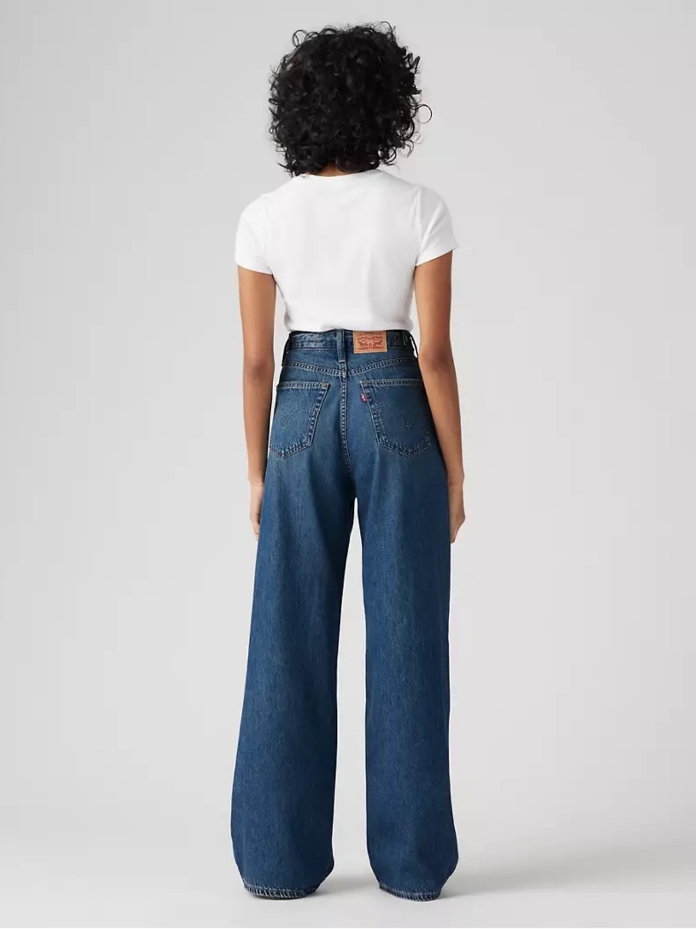 Levi’s Cinch Baggy Wide Leg Jeans Blue Denim Size 26